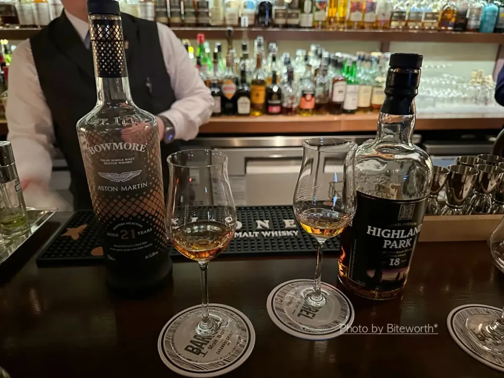 Bowmore Aston Martin, Highland park 18Y